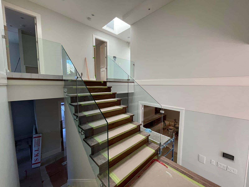 interior glass railing