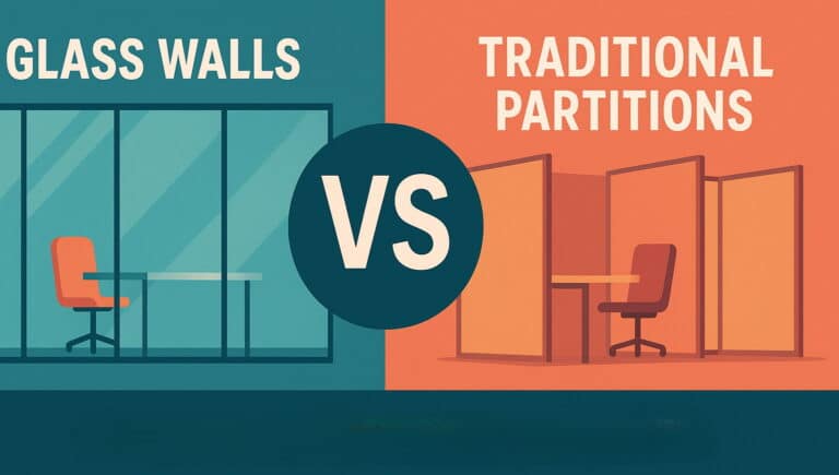 glass walls vs traditional part