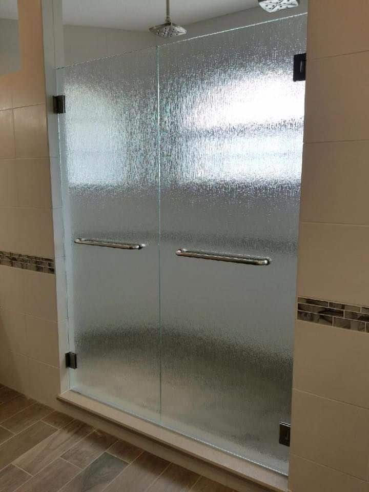 Textured "Rain" Glass for Privacy